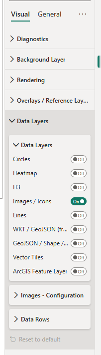 Icon Map Pro Settings configuration